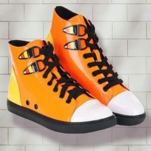 Candy corn sneakers